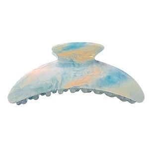 Claw Clip Large Shimmer Hair Claw Accessory Blue Clip and Claws Grab Claw Hair